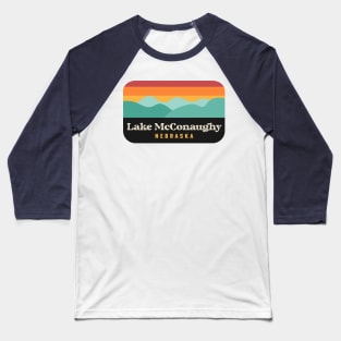 Lake McConaughy Nebraska Camping Beach Fishing Baseball T-Shirt